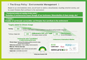 The Group Policy: Environmental Management