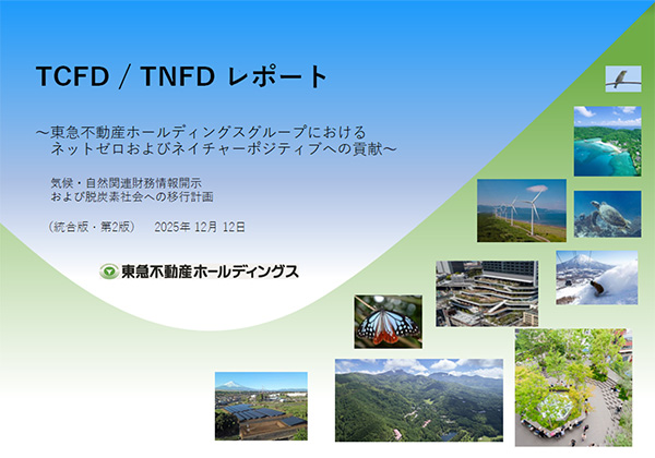 TNFDレポートの表紙