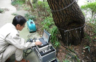 大項目7 管理・運営 樹木診断、土壌診断の写真